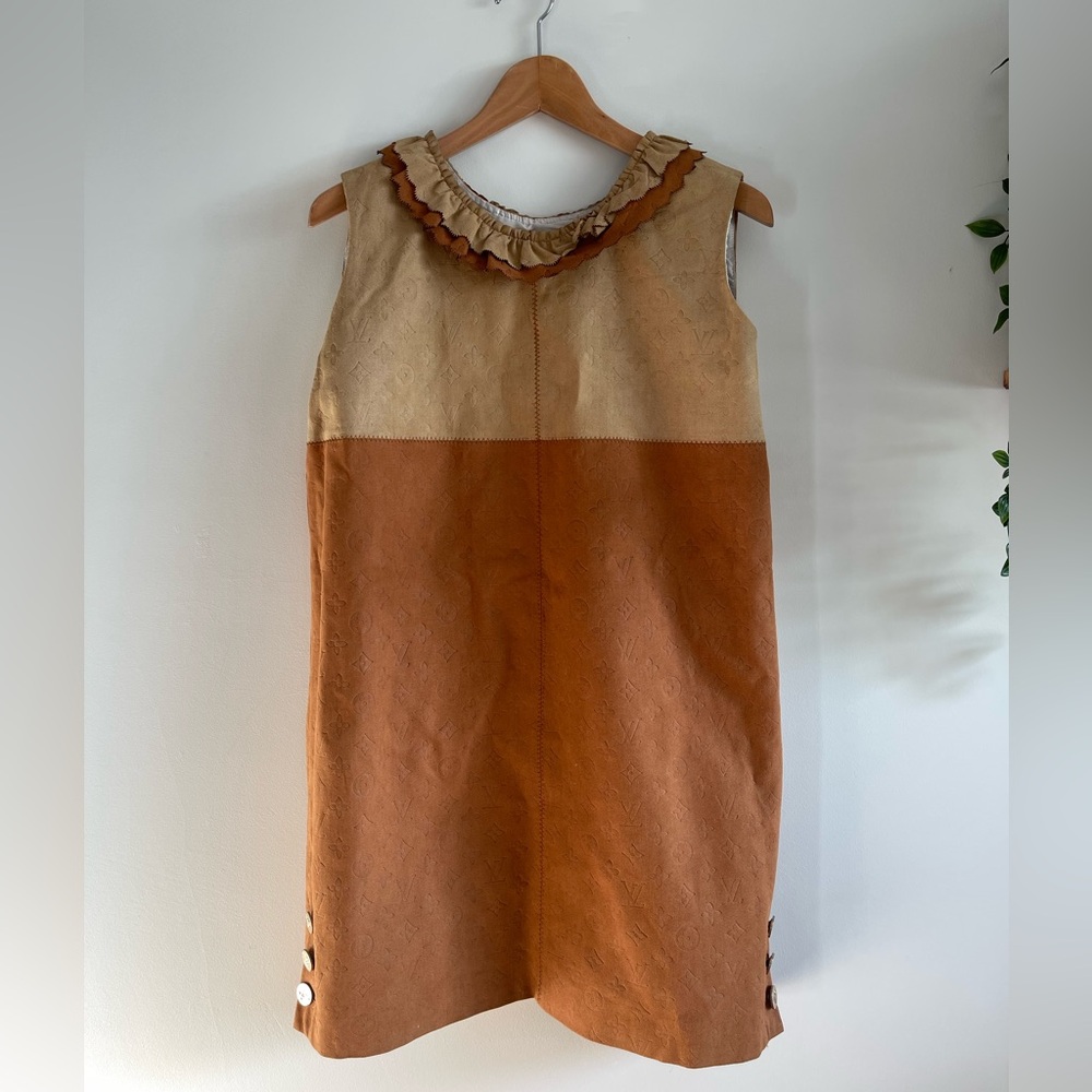 Louis Vuitton leather dress